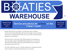 Tablet Screenshot of boatieswarehouse.com